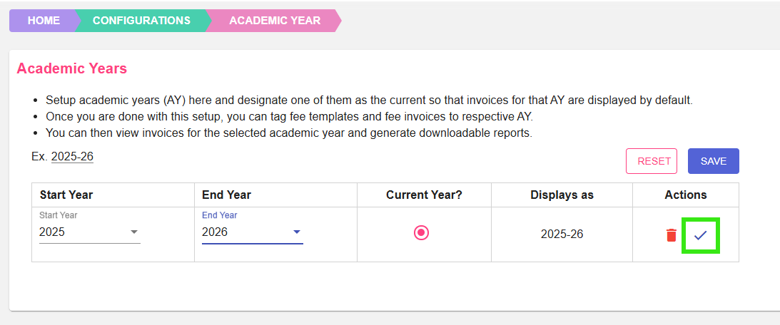 Academic year