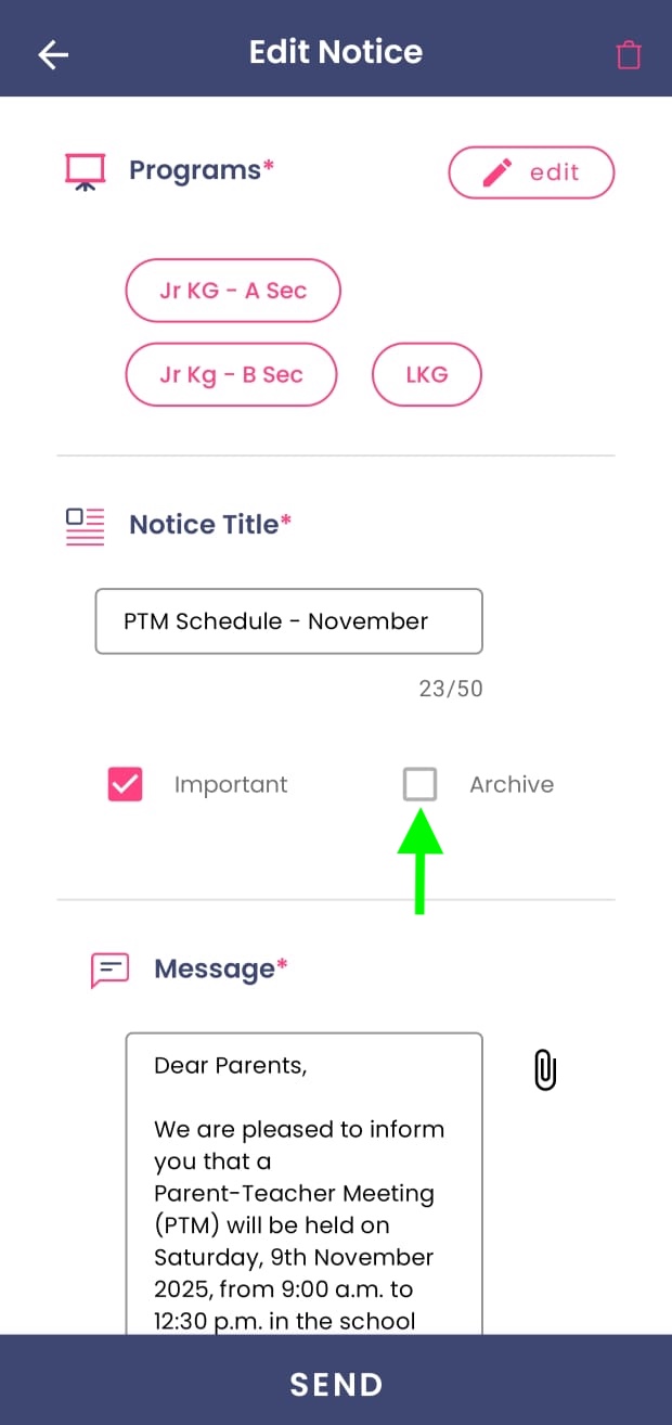 Archive Notice