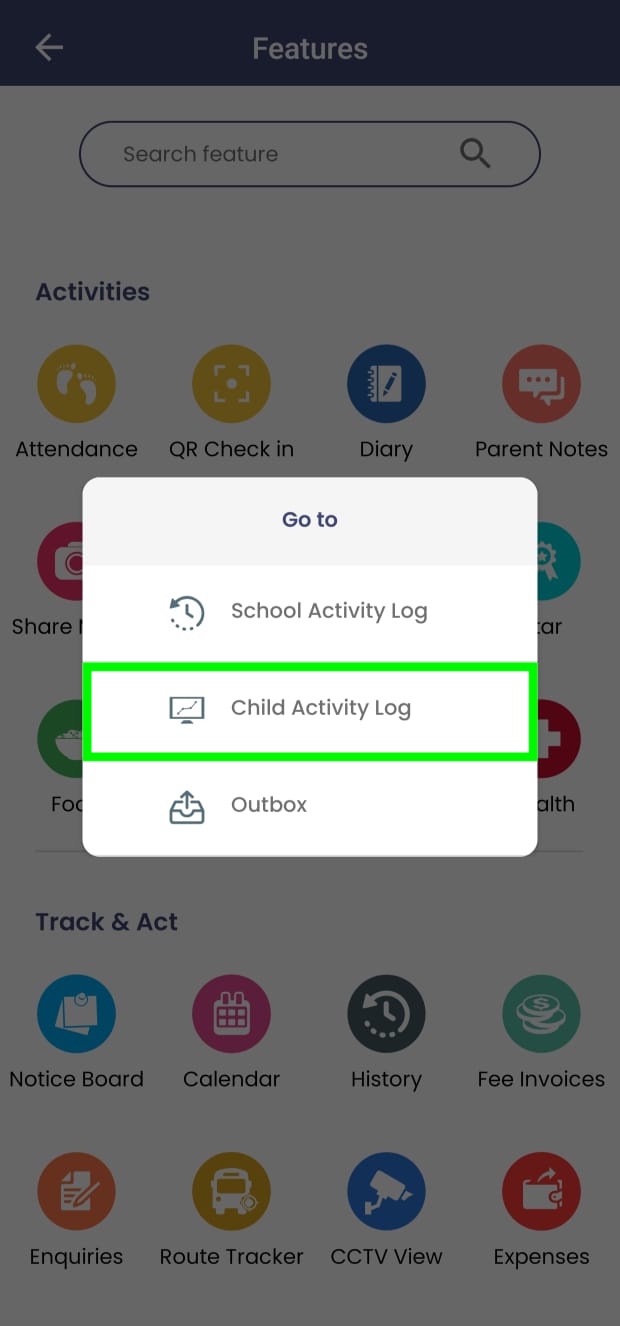 Child Activity Log