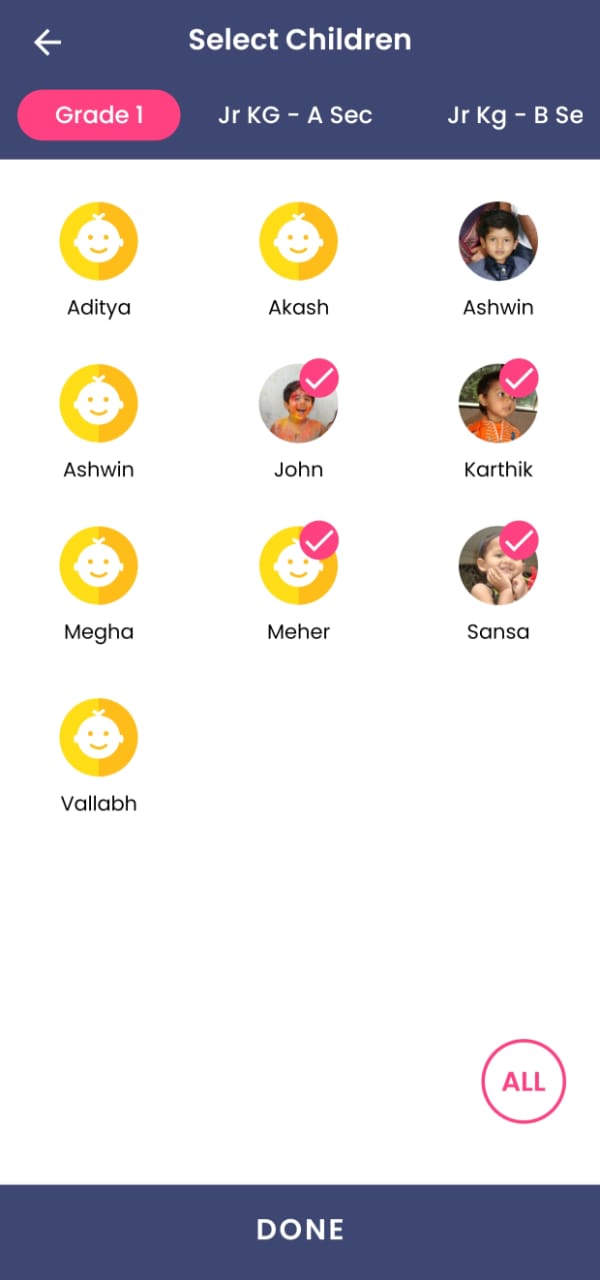 Selecting Screenshot