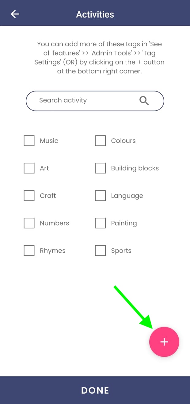 Tag Settings